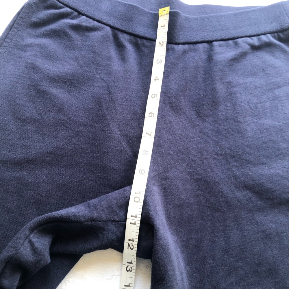 A/ X Armani Exchange Navy Blue Wide-Leg Slide-Bottom Lounge Pants Women’s Size S - Picture 13 of 16